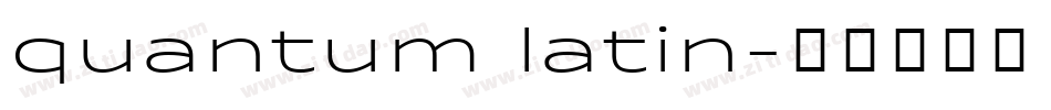 quantum latin字体转换